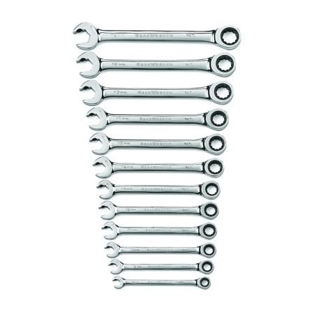 Gearwrench WRENCH SET OPEN END RATCH MET 12 PT 12 P GWR85597